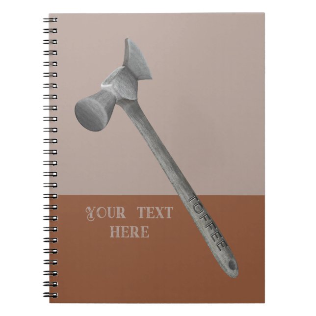 Toffee hammer illustration notebook (Front)