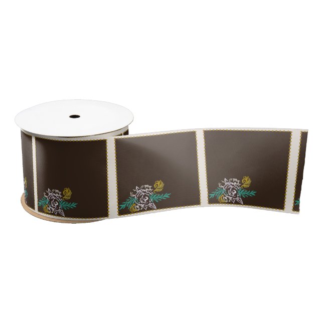 Toffee Rose Satin Ribbon (Spool)