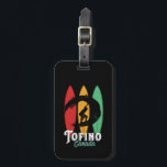 Tofino Canada Beach Vintage Retro Surfing Luggage Tag<br><div class="desc">Vintage retro surfboard design for surfers who love surfing and riding the ocean waves. Cool summer holiday, spring break merchandise for those who enjoy hot sun, tropical weather, sunbathing under the palm tree. Grunge and distressed design to wear while enjoying the beach party and singing around the bonfire. Great souvenir,...</div>