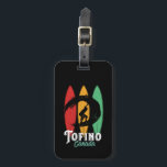 Tofino Canada Beach Vintage Retro Surfing Luggage Tag<br><div class="desc">Vintage retro surfboard design for surfers who love surfing and riding the ocean waves. Cool summer holiday, spring break merchandise for those who enjoy hot sun, tropical weather, sunbathing under the palm tree. Grunge and distressed design to wear while enjoying the beach party and singing around the bonfire. Great souvenir,...</div>