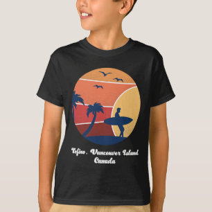 Tofino Vancouver Island Canada Surfing Vintage Sur T-Shirt