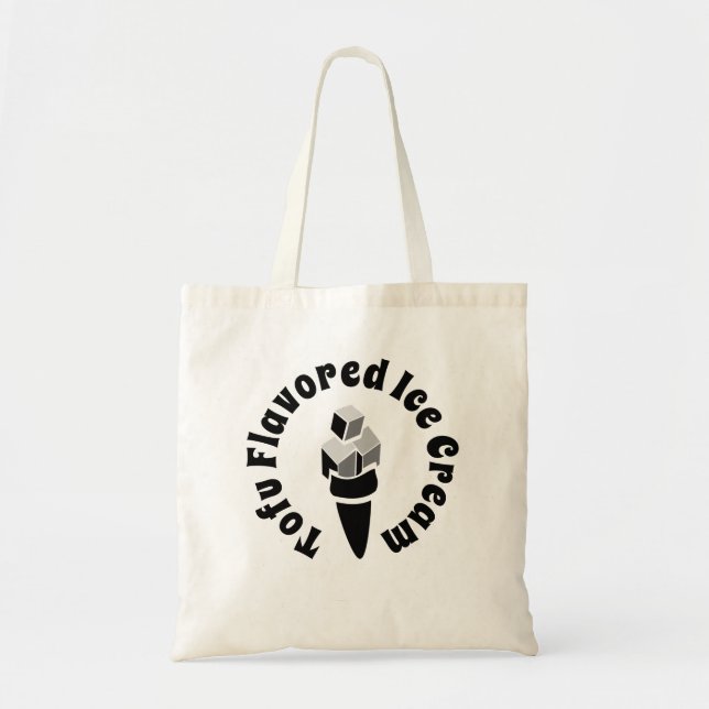 Tofu Flavoued Ice Cream Tote Bag (Front)