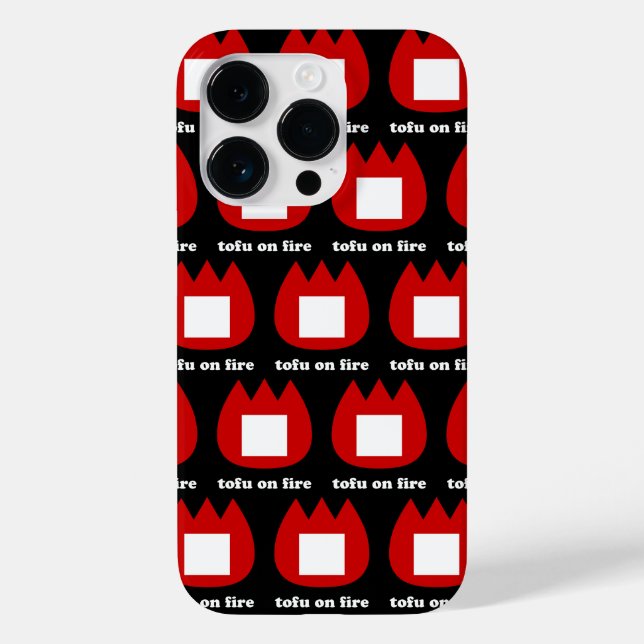 📛 tofu on fire Case-Mate iPhone case (Back)