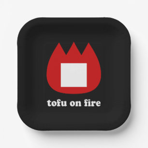 📛 tofu on fire paper plate