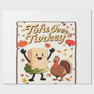 Tofu Over Turkey Classic T-Shirt Wrapping Paper