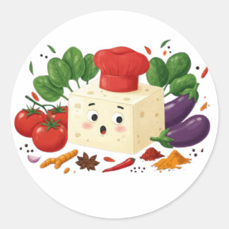 Tofu-tastic Classic Round Sticker