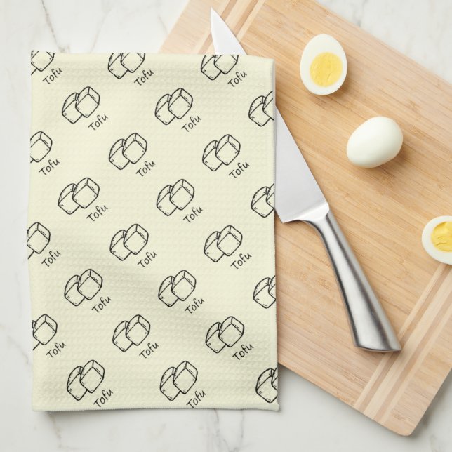 Tofu Tea Towel (Quarter Fold)