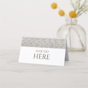 Toga Buffet Signs, Folded Catering Place Label Card