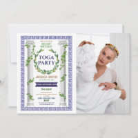 Toga Party Birthday Ivy Scroll Ancient Roman Photo