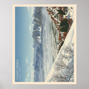 Togari Onsen Nagano, Japan - Art Print ポスター