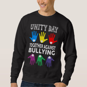 Together Against Bullying Orange Anti Bully Unity  Sweatshirt
