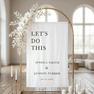 Together beautiful place to b Wedding Welcome Sign Tapestry