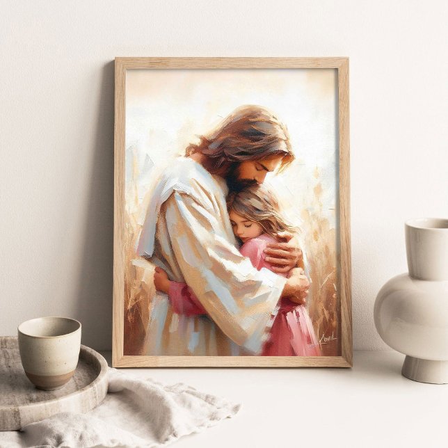 Together, Christian Art, Jesus and Girl, Jesus and Poster (Creator Uploaded)