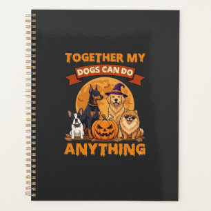 Together Dogs Can Do Anything Halloween Pumpkin Mo Planner