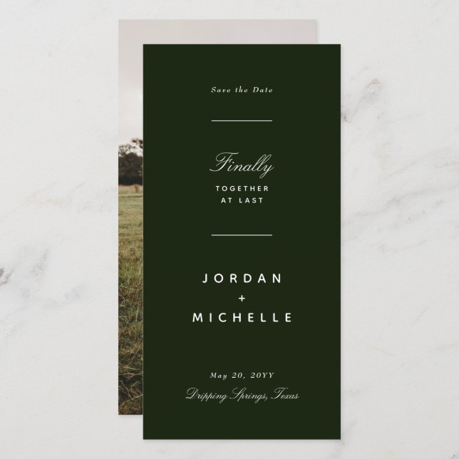 Together Finally Save The Date (Front/Back)