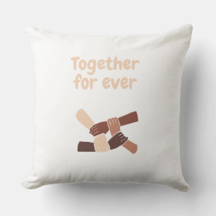 Together for ever -life quotes cushion