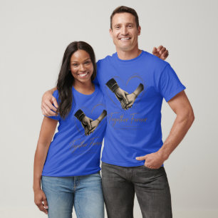 Together Forever – Elegant Holding Hands Romantic T-Shirt