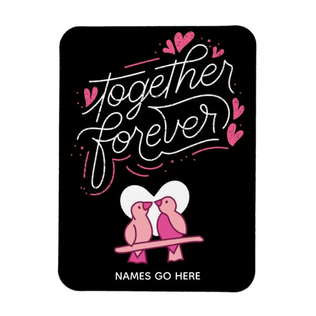 Together Forever Flexible Photo Magnet (Vertical)