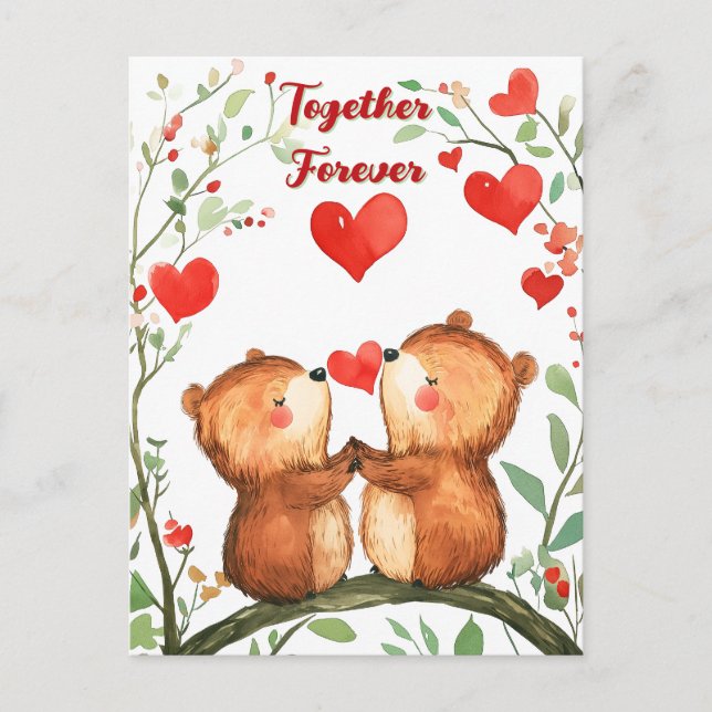 Together Forever Holiday Postcard (Front)