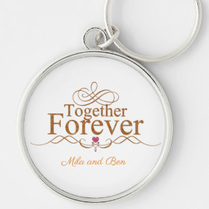 Together forever key ring