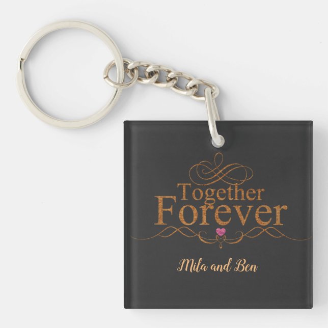 Together forever key ring (Front)
