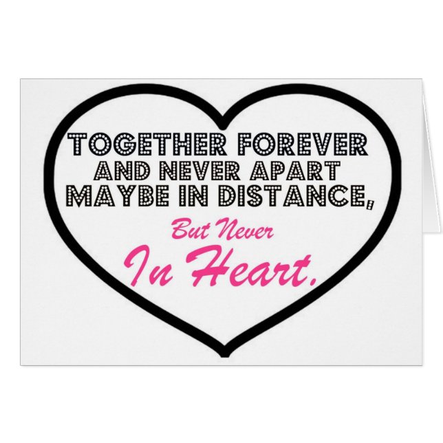 Together Forever & Never apart....... (Front Horizontal)
