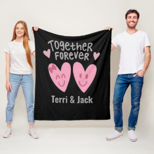Together Forever Personalized Fleece Blanket