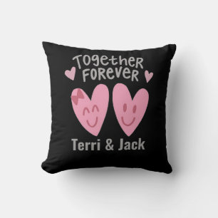 Together Forever Personalized Throw Pillow