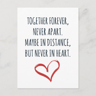 Together Forever Postcard