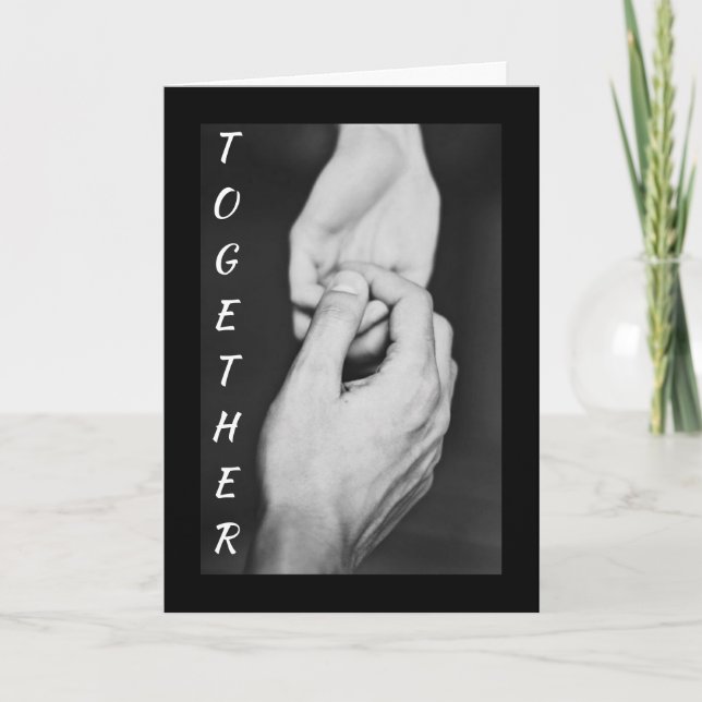 ***TOGETHER FOREVER-YOU AND ME*** CARD (Front)