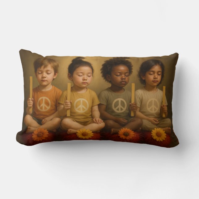 Together in Harmony Throw Pillow (Front)