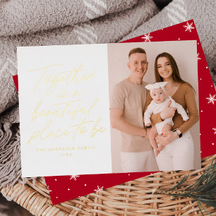 Together Is a Beautiful Place Gold Script Photo
