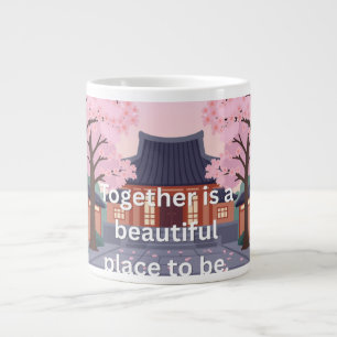 'Together is a Beautiful Place to Be' Cherry Large Coffee Mug