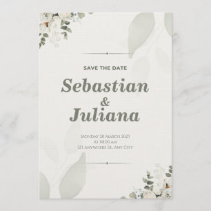 Together Is Our Favorite Place Wedding Invitation