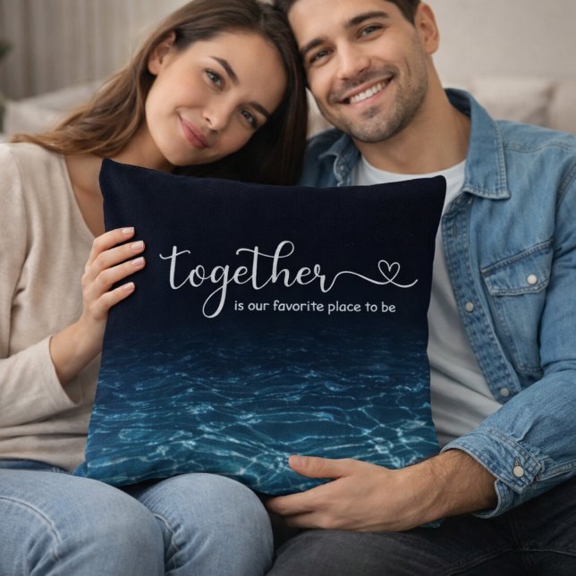 Together Is Our Favourite Place To Be Cushion (Creator Uploaded)