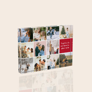Together Is Our Favourite Place to Be Photo Collag Block