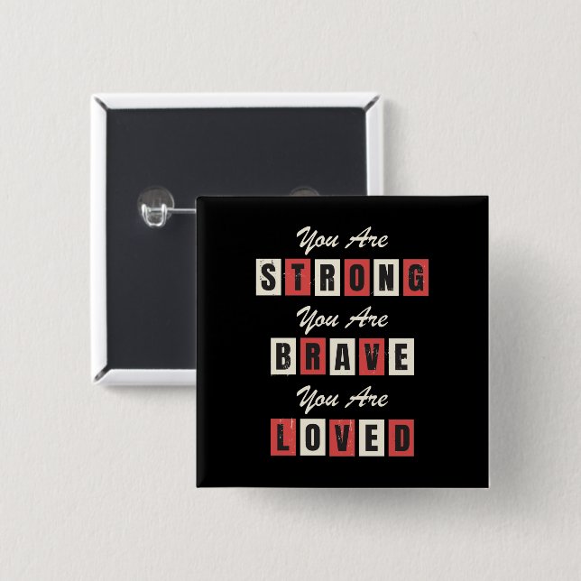 Together is our favourite place to be poster 15 cm square badge (Front & Back)