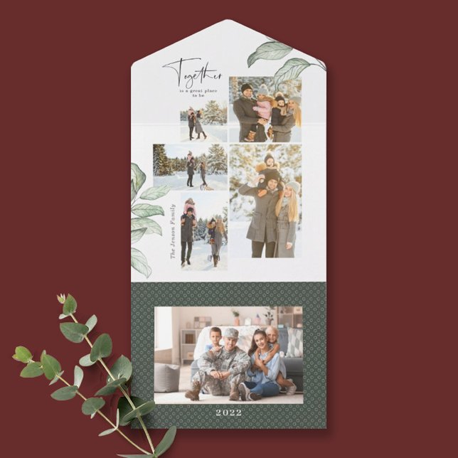 Together Multi Photo Gallery Christmas All In One  Invitation (Creator Uploaded)