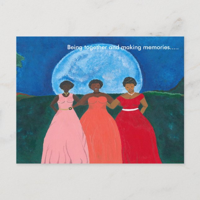 Together on Christmas Holiday Postcard (Front)