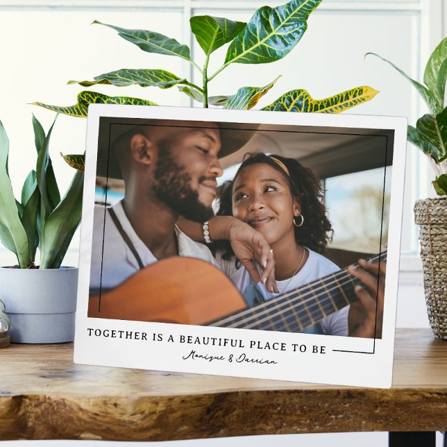 Together | Personalised Couples Photo Plaque (Creator Uploaded)