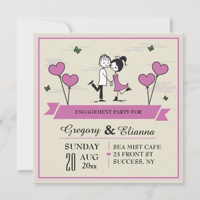 Together Post Wedding Brunch Invitation (Front)