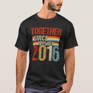 Together Since Couple 2016 Matching Relationship T-Shirt