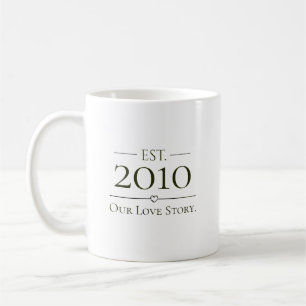 Together Since Personalised Year Our Love Story Coffee Mug