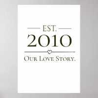 Together Since Personalised Year Our Love Story