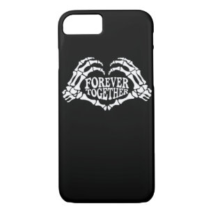 Together Skeleton Hands Form Heart Classic Style Case-Mate iPhone Case