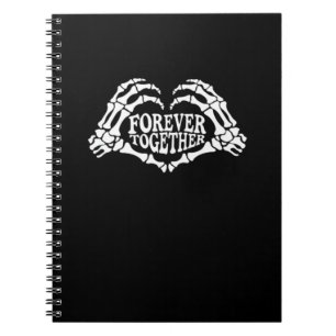 Together Skeleton Hands Form Heart Classic Style Notebook