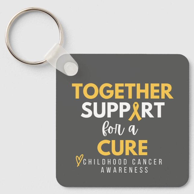 together support for a cure cancer keychain (Front)