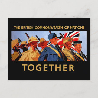 Together ~ The British Commonwealth of Nations Postcard
