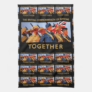 Together ~ The British Commonwealth of Nations Tea Towel