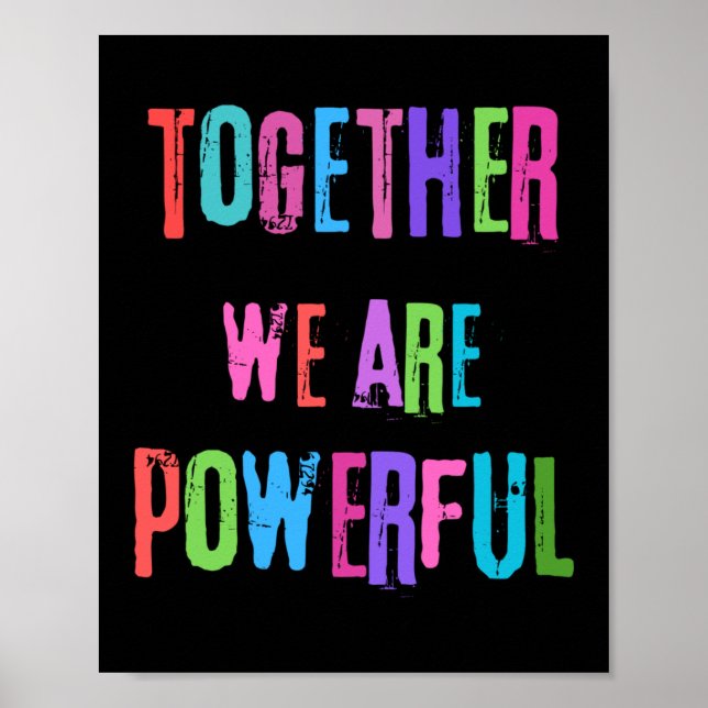 Together We Are Powerful  Poster (Front)